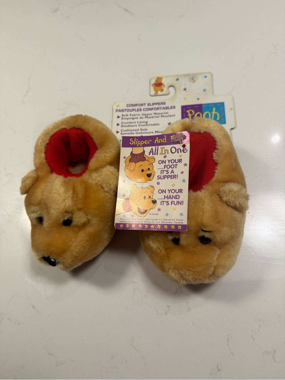 Vintage Pooh  slippers kids